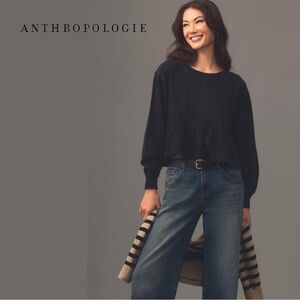 Anthropologie | Pilcro Box Pleated Sweatshirt